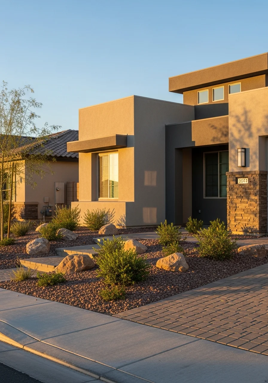 Lake Las Vegas home exterior showcasing architectural quality and community setting.