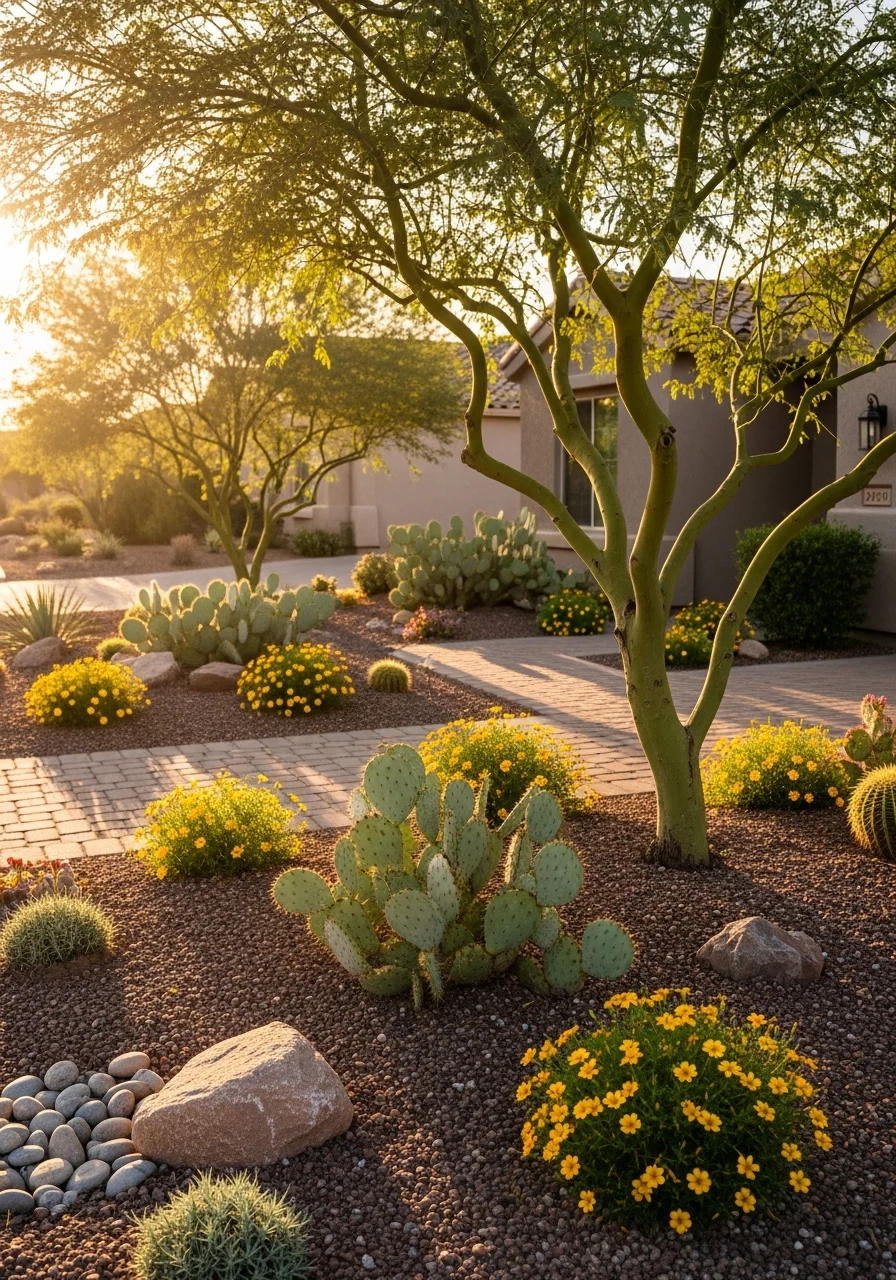 Summerlin home exterior featuring quality construction and professional landscaping design.